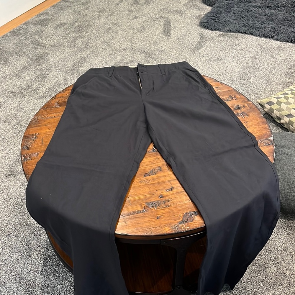 Black Linen Wide Leg